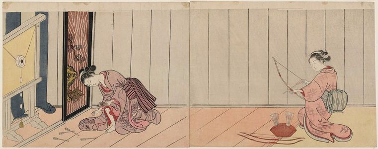 Suzuki Harunobu: The Archery Gallery - Museum of Fine Arts