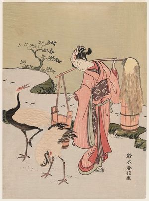 Suzuki Harunobu: Parody of Lin Heqing (Rinnasei) - Museum of Fine Arts