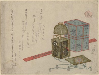 柳々居辰斎: Mathematics (Sû), from an untitled series of The Six Arts (Rikugei) - ボストン美術館