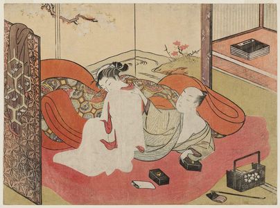 Suzuki Harunobu: Couple in Bed - Museum of Fine Arts
