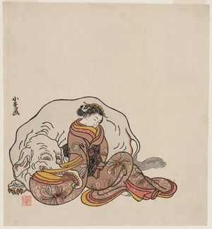 Komatsuken: Young Woman as the Bodhisattva Fugen - Museum of Fine Arts