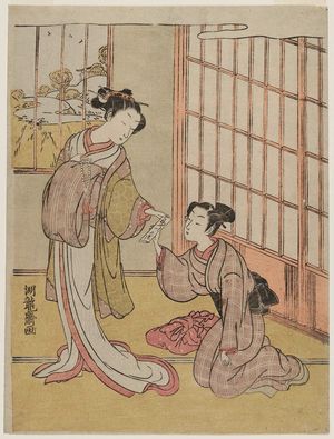 Isoda Koryusai: Oume and Kumenosuke - Museum of Fine Arts