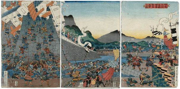 Utagawa Sadahide: Kusunoki Masashige... - Museum of Fine Arts