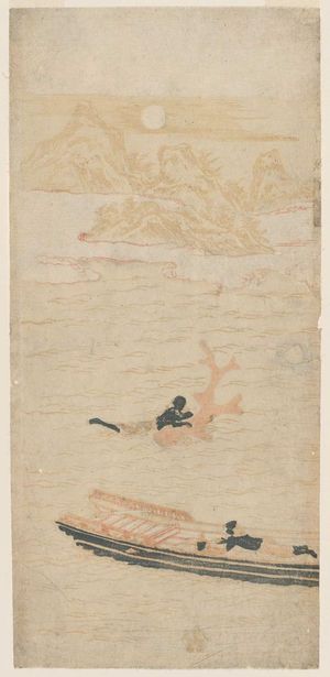 Kitao Shigemasa: Divers Gathering Coral - Museum of Fine Arts