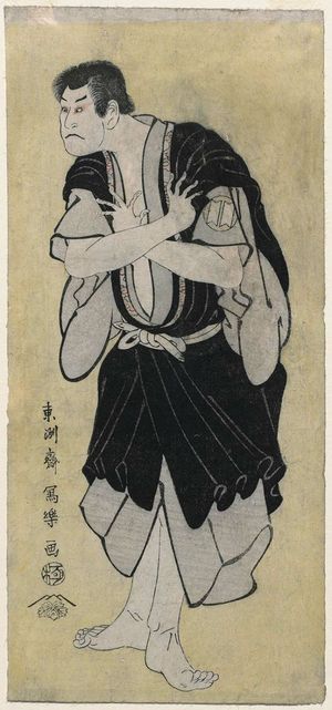 Toshusai Sharaku: Actor Sakata Hangorô III as Kosodate Kannonbô - Museum of Fine Arts
