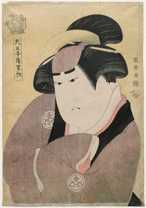 Toshusai Sharaku: Actor Yamashita Kinsaku II, also called Tennôji Rikô, as the Maid Okane, Actually Iwate Gozen, Wife of Sadato - Museum of Fine Arts