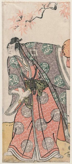 Toshusai Sharaku: Actor Ichikawa Danjûrô VI as Mimana Yukinori - Museum of Fine Arts