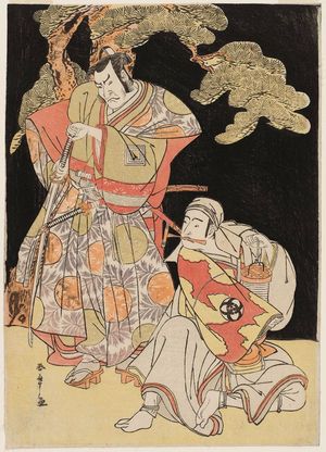 Katsukawa Shunsho: Actors Ichikawa Danzô IV and Bandô Mitsugorô II - Museum of Fine Arts