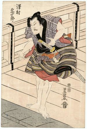 Utagawa Toyokuni I, 歌川豊国 (Utagawa Toyokuni I)による浮世絵「Actor Sawamura Sôjûrô」