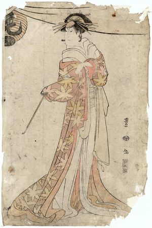 Utagawa Toyokuni I: Actor [from the series Portraits of Actors on Stage (Yakusha butai no sugata-e)?] - Museum of Fine Arts