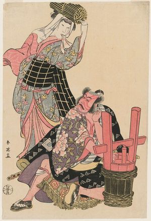 Katsukawa Shun'ei: Actors Ichikawa Danjûrô V and Osagawa Tsuneyo II - Museum of Fine Arts