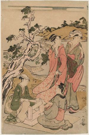 窪俊満: The Six Jewel Rivers (Mu Tamagawa) - ボストン美術館
