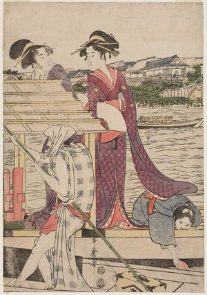 Kitagawa Utamaro: Boating Party on the Sumida River - Museum of Fine Arts