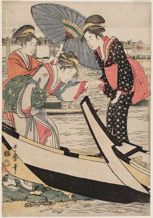 Kitagawa Utamaro: Boating Party on the Sumida River - Museum of Fine Arts