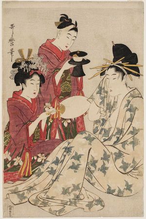 Kitagawa Utamaro: Courtesan after the Bath - Museum of Fine Arts