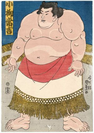 歌川国貞: Sumô Wrestler Koyanagi Tsunekichi - ボストン美術館