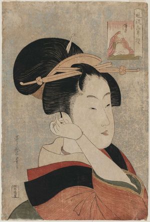 Kitagawa Utamaro: Sôjô Henjô, from the series Six Selected Elegant Poems (Fûryû rokkasen) - Museum of Fine Arts