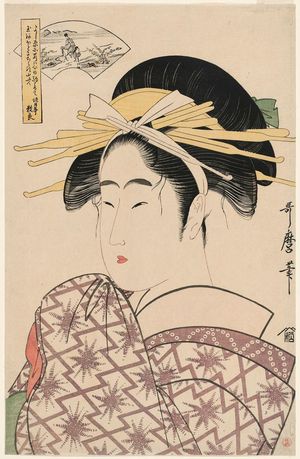 Kitagawa Utamaro: The Ide Jewel River, from an untitled series of Six Jewel Rivers (Mu Tamagawa) - Museum of Fine Arts