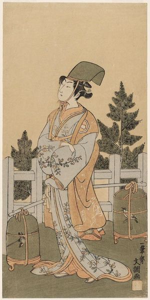 Ippitsusai Buncho: Actor Azuma Tôzô - Museum of Fine Arts