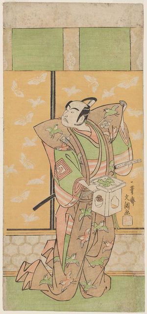 Ippitsusai Buncho: Actor Ichikawa Yaozô - Museum of Fine Arts