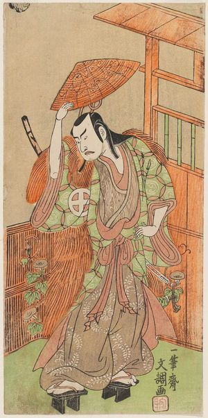 Ippitsusai Buncho: Actor Ôtani Hiroji - Museum of Fine Arts