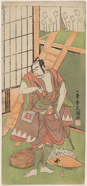 Ippitsusai Buncho: Actor Ichikawa Yaozô - Museum of Fine Arts