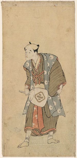 Katsukawa Shunsho: Actor Arashi Otohachi I as the Watchman Yasaku - Museum of Fine Arts
