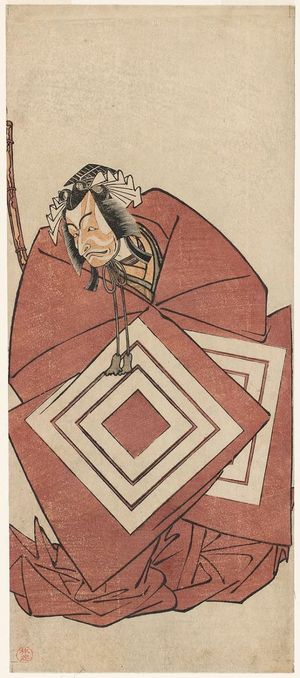 Katsukawa Shunsho: Actor Ichikawa Danjûrô IV as Shibaraku - Museum of Fine Arts