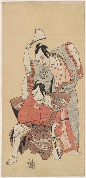 Katsukawa Shunsho: Actors Ichikawa Danjûrô IV and Nakamura Utaemon - Museum of Fine Arts