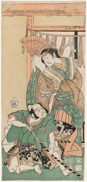 Katsukawa Shunsho: Actors Ichikawa Danzô III and Ichimura Uzaemon IX - Museum of Fine Arts