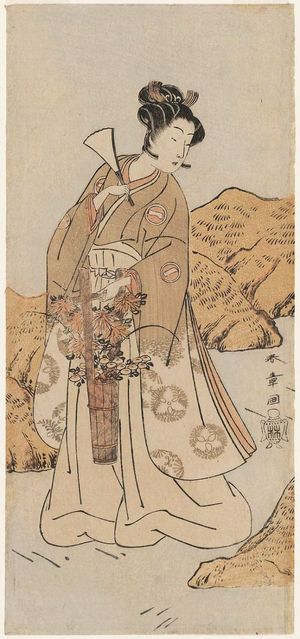 Katsukawa Shunsho: Actor Ichikawa Monnosuke as Shiragiku - Museum of Fine Arts