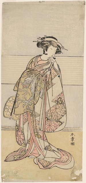 Katsukawa Shunsho: Actor Segawa Kikunojô III as Tagasode - Museum of Fine Arts
