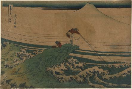 葛飾北斎: Kajikazawa in Kai Province (Kôshû Kajikazawa), from the series Thirty-six Views of Mount Fuji (Fugaku sanjûrokkei) - ボストン美術館