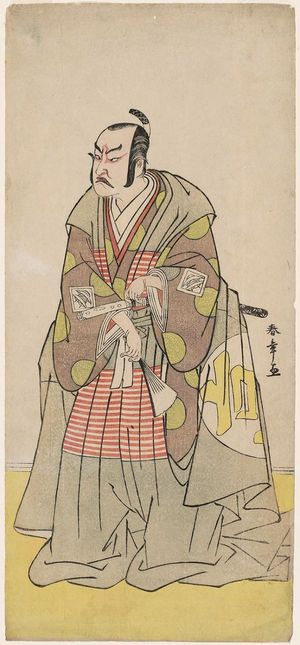 Katsukawa Shunsho: Actor Nakajima Kanazaemon as Kô no Moronao - Museum of Fine Arts