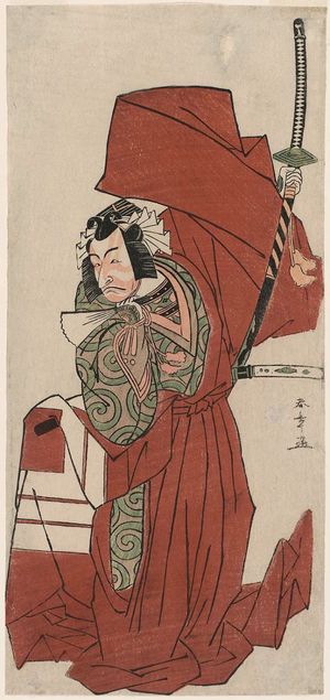 Katsukawa Shunsho: Actor Ichikawa Danjûrô V - Museum of Fine Arts