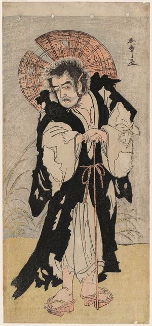 Katsukawa Shunsho: Actor Ôtani Tomoemon as Seigen of Kiyomizudera - Museum of Fine Arts
