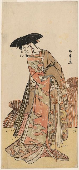 Katsukawa Shunsho: Actor Onoe Matsusuke as a Woman Dancer - Museum of Fine Arts