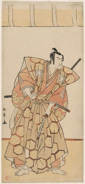 Katsukawa Shunsho: Actor Ichikawa Danjûrô V as Shigetada - Museum of Fine Arts