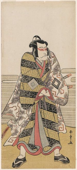 Katsukawa Shunsho: Actor Ichikawa Danjûrô V as Fuwa Banzaemon - Museum of Fine Arts