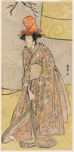 Katsukawa Shunsho: Actor Segawa Kikunojô III (?) or Segawa Otome (?) as a shirabyôshi dancer in Musume Dôjôji - Museum of Fine Arts