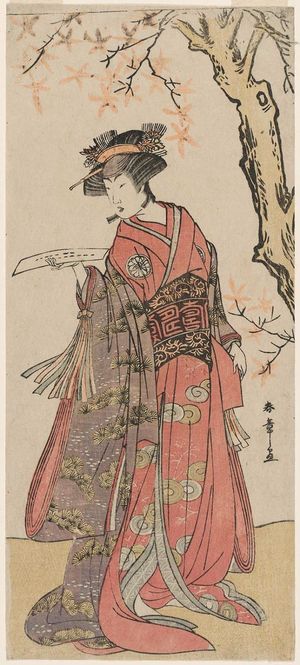 Katsukawa Shunsho, 勝川春章 (Katsukawa Shunshô)による浮世絵「Actor Segawa Kikunojô III」