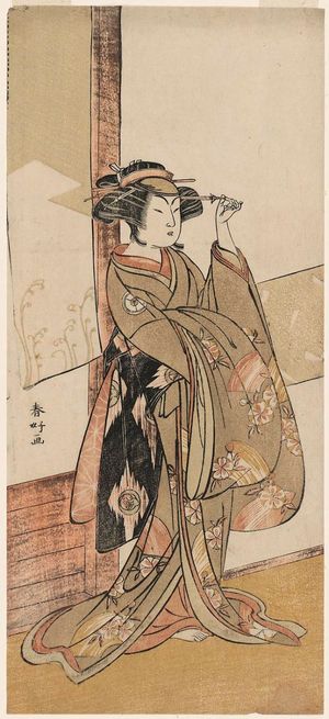 Katsukawa Shunko: Actor Iwai Hanshirô - Museum of Fine Arts