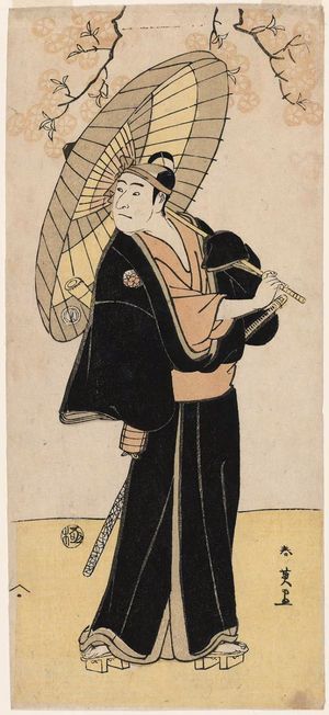 Katsukawa Shun'ei: Actor Sawamura Sôjûrô as Sukeroku - Museum of Fine Arts
