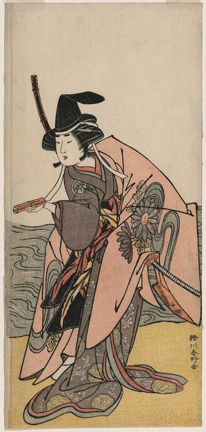 Katsukawa Shunko: Actor Yamashita Kinsaku II as Lady Kikusui (Kikusui Gozen) - Museum of Fine Arts