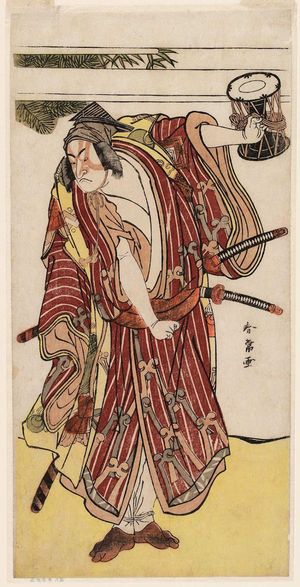 Katsukawa Shunjô: Actor Ichikawa Monnosuke II as Monzai - Museum of Fine Arts