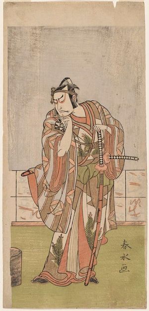 Tamagawa Shunsui: Actor Nakamura Nakazô I as Matsuo - Museum of Fine Arts