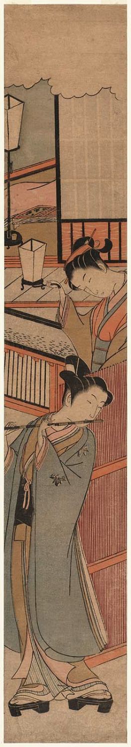 Tanaka Masunobu: A Modern Version of the Story of Ushiwakamaru and Jôruri-hime - Museum of Fine Arts
