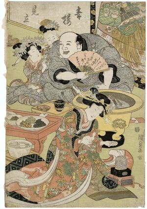 Estampe japonaise "Seiro mitate..." par Utagawa Kunisada, 歌川国貞 (Utagawa Kunisada I (Toyokuni III))