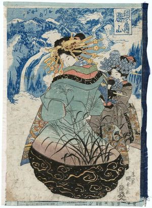 Japanese Print "Shôzan of the Okamotoya" by Utagawa Kunisada, 歌川国貞 (Utagawa Kunisada I (Toyokuni III))