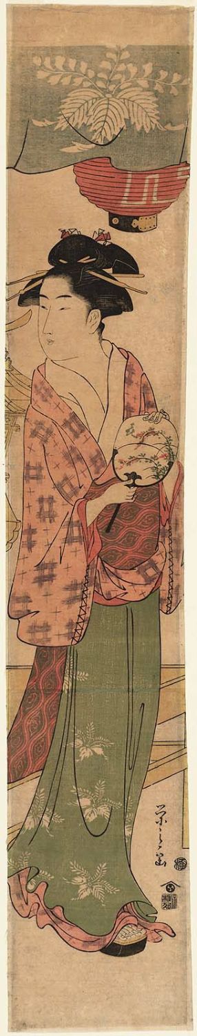 Hosoda Eishi: Naniwaya Okita - Museum of Fine Arts